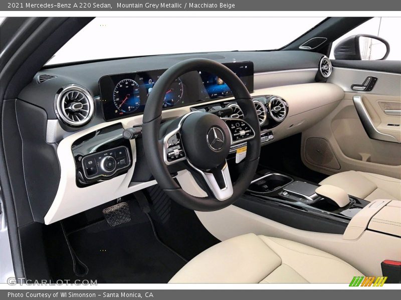 Mountain Grey Metallic / Macchiato Beige 2021 Mercedes-Benz A 220 Sedan