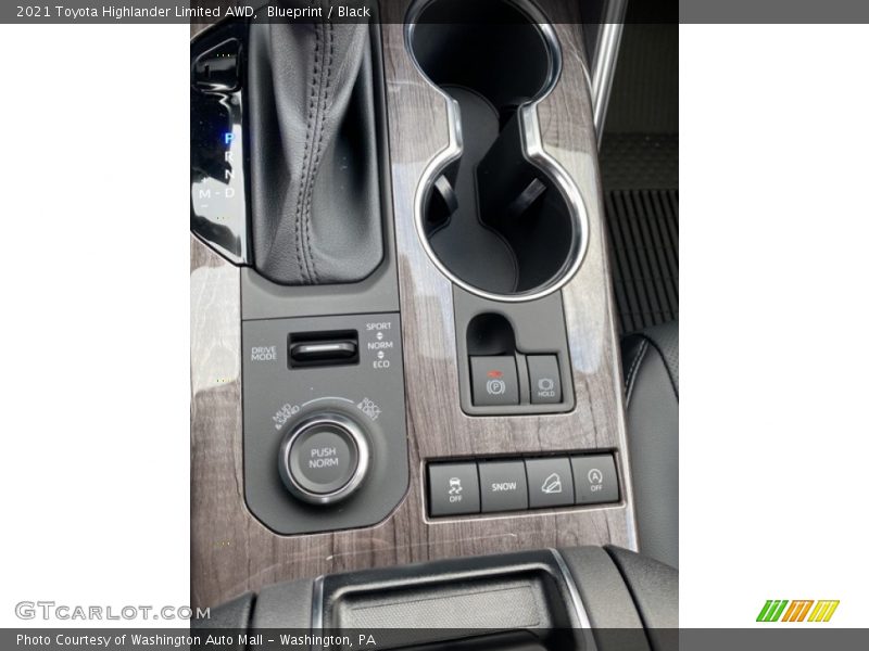 Controls of 2021 Highlander Limited AWD