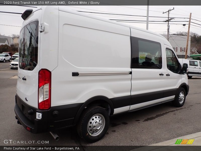 Oxford White / Ebony 2020 Ford Transit Van 150 MR Long AWD