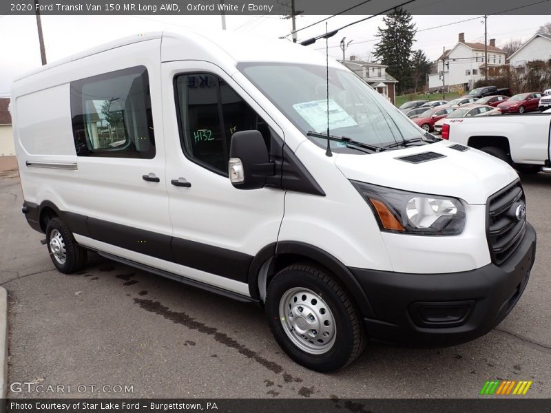 Oxford White / Ebony 2020 Ford Transit Van 150 MR Long AWD