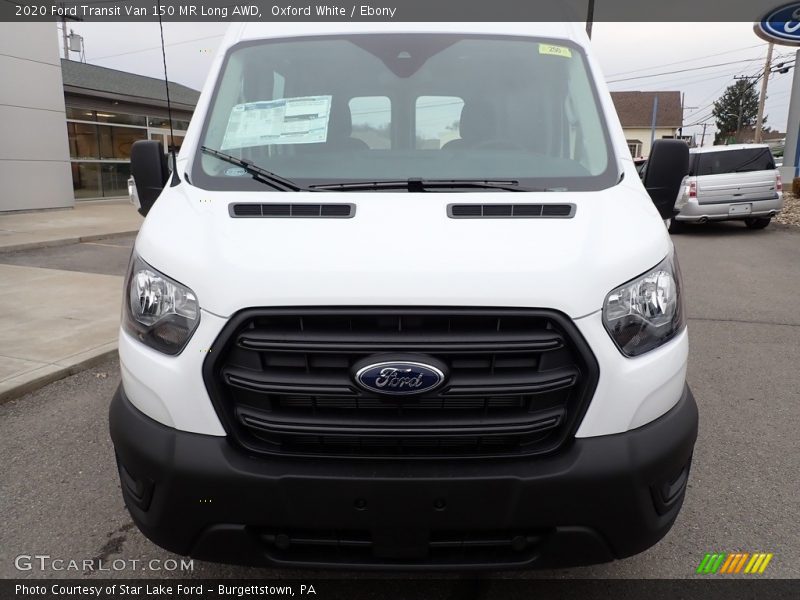Oxford White / Ebony 2020 Ford Transit Van 150 MR Long AWD