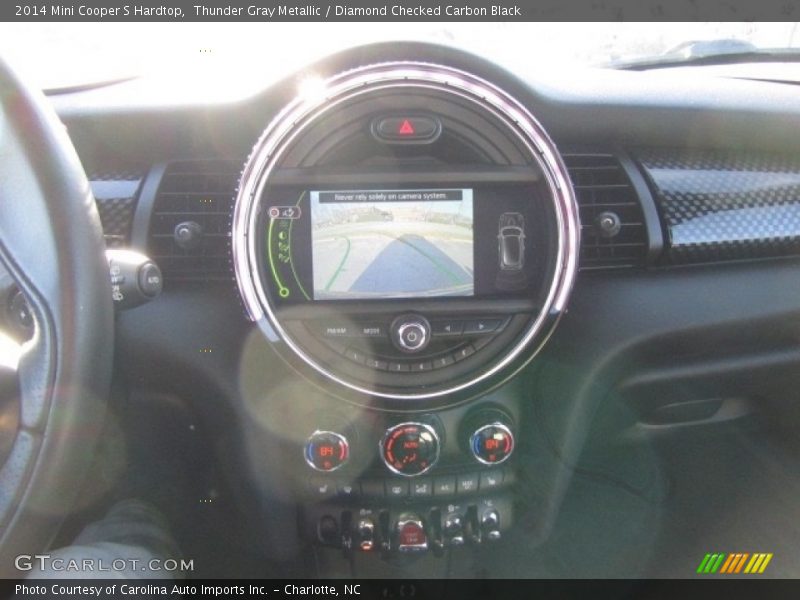 Thunder Gray Metallic / Diamond Checked Carbon Black 2014 Mini Cooper S Hardtop