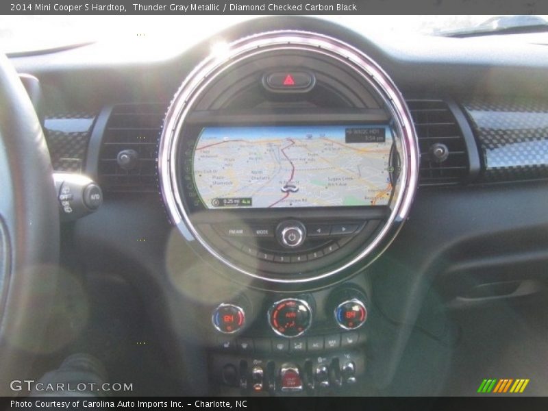 Thunder Gray Metallic / Diamond Checked Carbon Black 2014 Mini Cooper S Hardtop