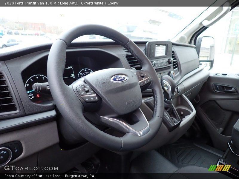 Oxford White / Ebony 2020 Ford Transit Van 150 MR Long AWD