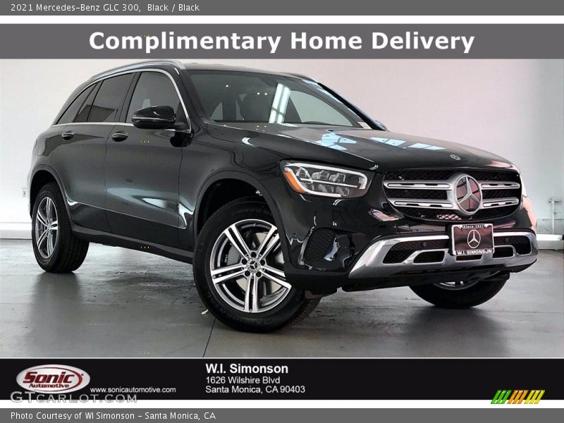 Black / Black 2021 Mercedes-Benz GLC 300