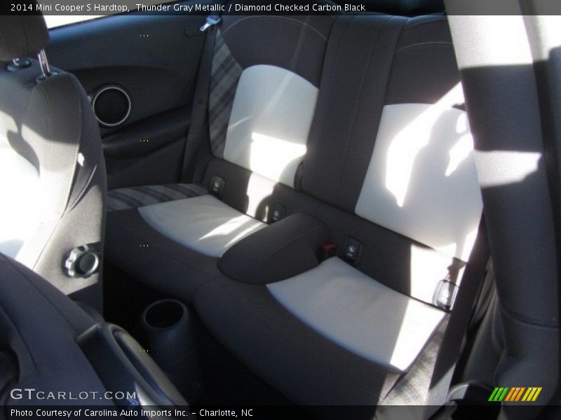 Thunder Gray Metallic / Diamond Checked Carbon Black 2014 Mini Cooper S Hardtop