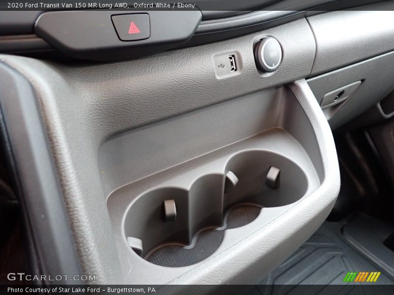 Oxford White / Ebony 2020 Ford Transit Van 150 MR Long AWD