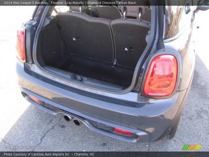 Thunder Gray Metallic / Diamond Checked Carbon Black 2014 Mini Cooper S Hardtop