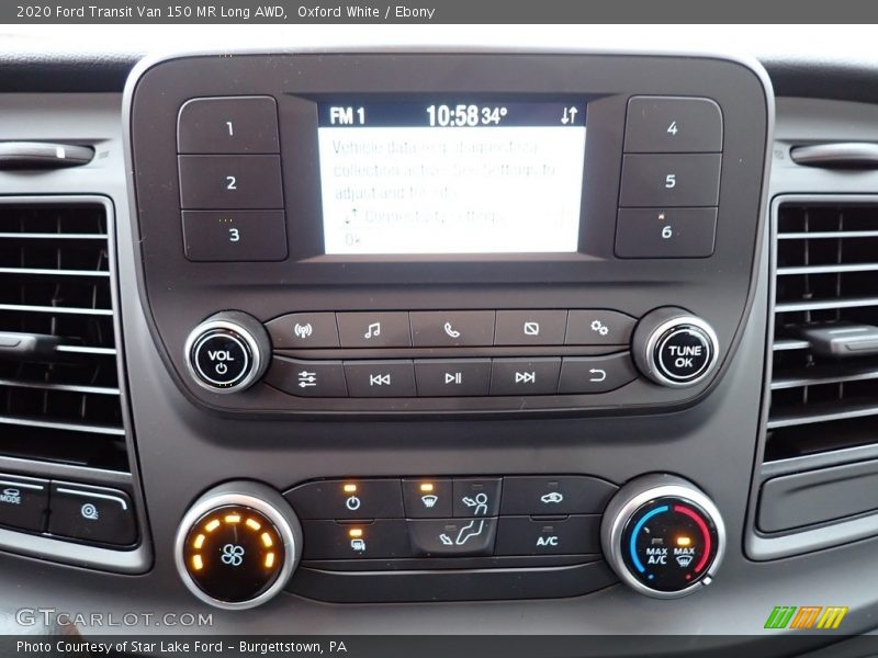 Oxford White / Ebony 2020 Ford Transit Van 150 MR Long AWD