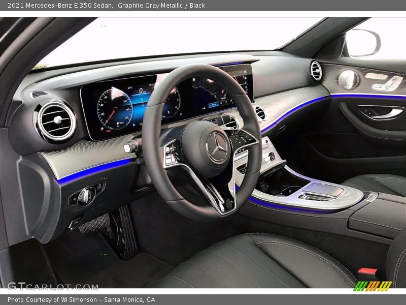 Graphite Gray Metallic / Black 2021 Mercedes-Benz E 350 Sedan