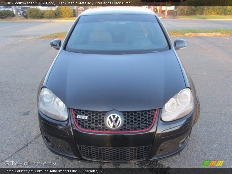 Black Magic Metallic / Interlagos Black Cloth 2009 Volkswagen GTI 2 Door