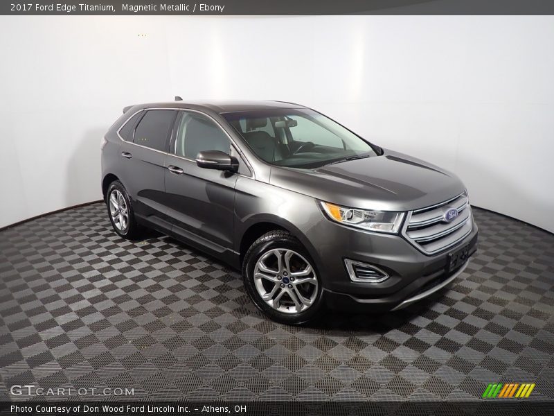 Magnetic Metallic / Ebony 2017 Ford Edge Titanium