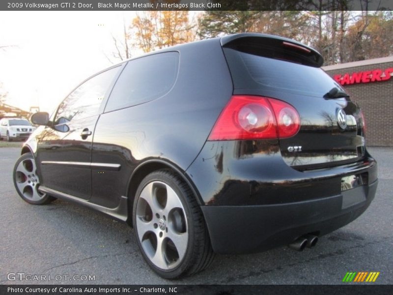 Black Magic Metallic / Interlagos Black Cloth 2009 Volkswagen GTI 2 Door