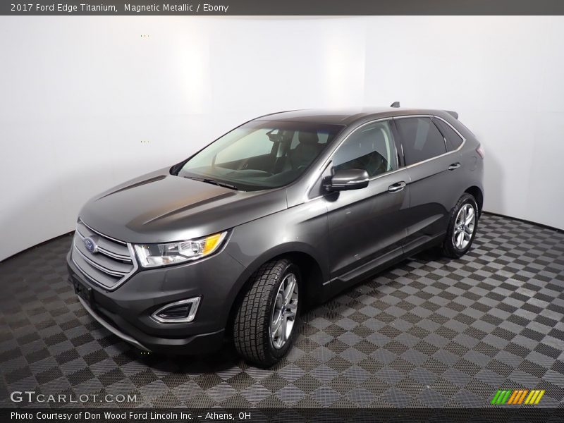 Magnetic Metallic / Ebony 2017 Ford Edge Titanium