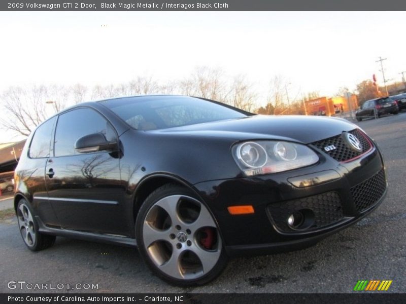 Black Magic Metallic / Interlagos Black Cloth 2009 Volkswagen GTI 2 Door