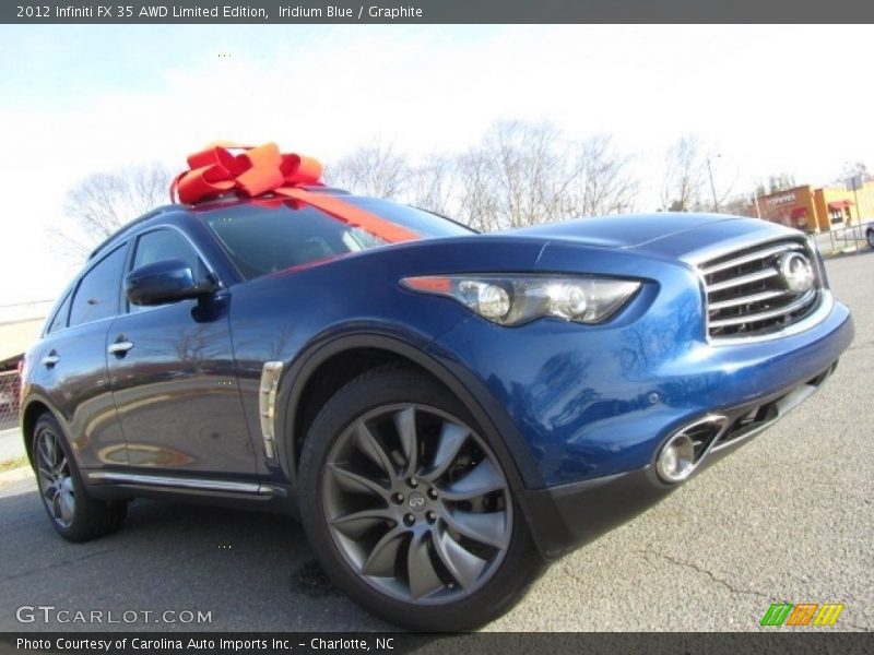 Iridium Blue / Graphite 2012 Infiniti FX 35 AWD Limited Edition