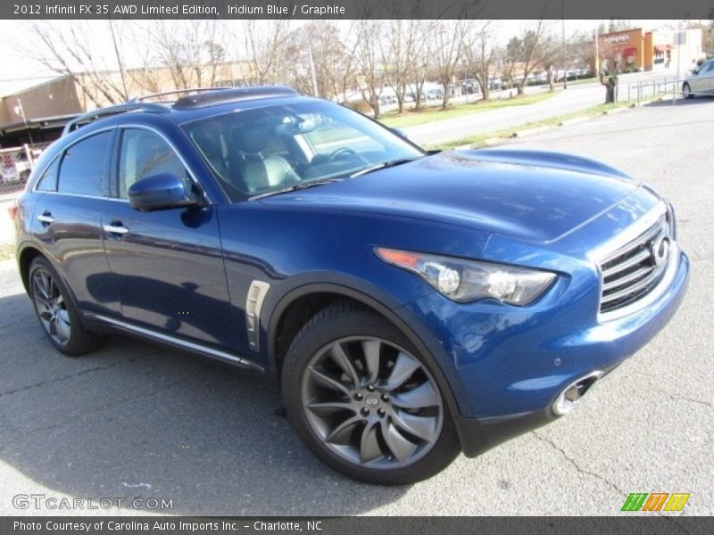 Iridium Blue / Graphite 2012 Infiniti FX 35 AWD Limited Edition