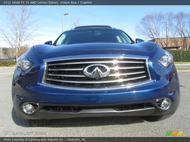 Iridium Blue / Graphite 2012 Infiniti FX 35 AWD Limited Edition