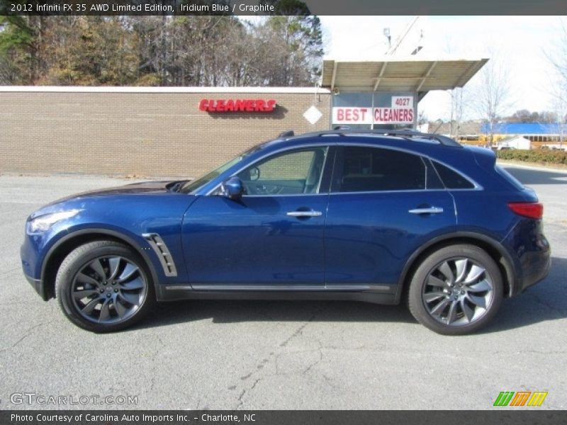 Iridium Blue / Graphite 2012 Infiniti FX 35 AWD Limited Edition