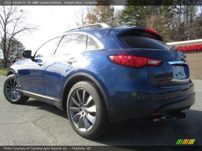 Iridium Blue / Graphite 2012 Infiniti FX 35 AWD Limited Edition