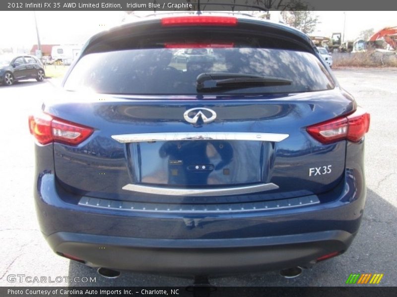Iridium Blue / Graphite 2012 Infiniti FX 35 AWD Limited Edition