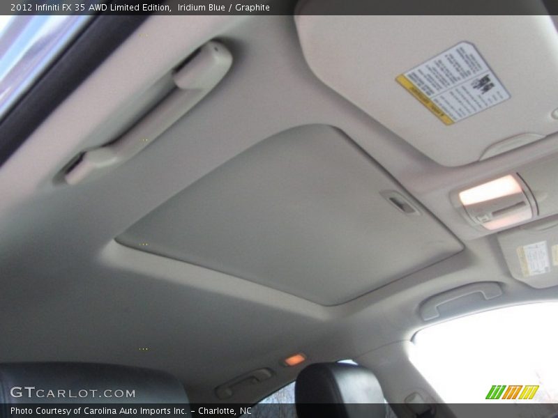 Iridium Blue / Graphite 2012 Infiniti FX 35 AWD Limited Edition