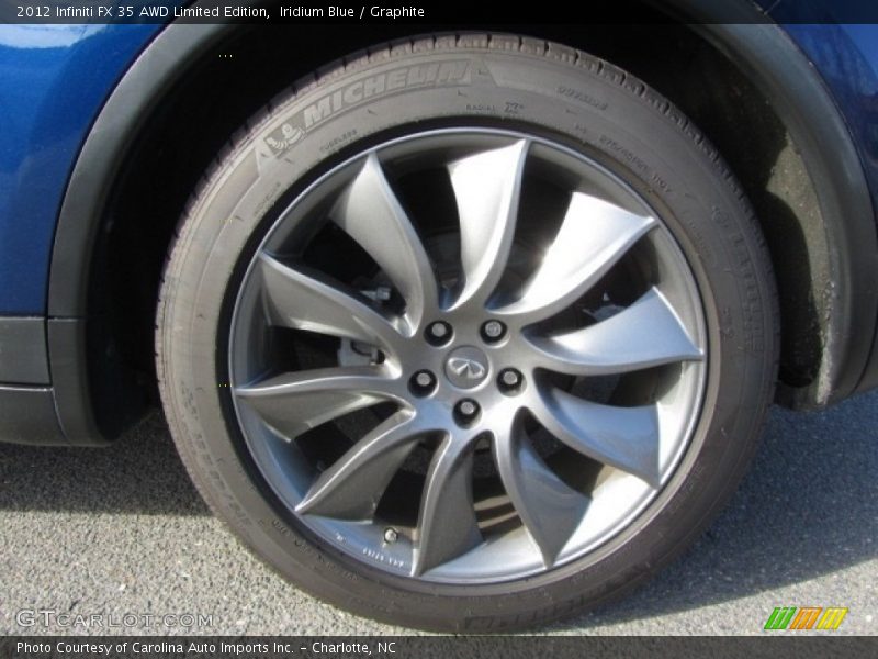 Iridium Blue / Graphite 2012 Infiniti FX 35 AWD Limited Edition