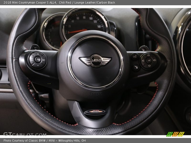 Chili Red / Lounge Leather/Carbon Black 2018 Mini Countryman Cooper S ALL4
