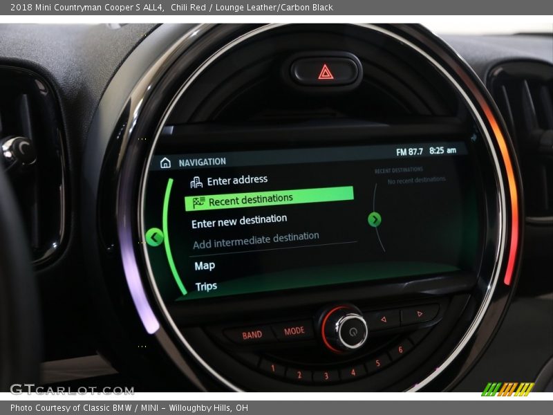 Chili Red / Lounge Leather/Carbon Black 2018 Mini Countryman Cooper S ALL4