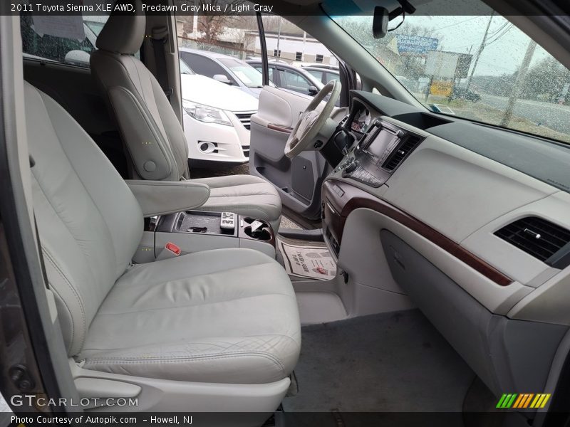 Predawn Gray Mica / Light Gray 2011 Toyota Sienna XLE AWD