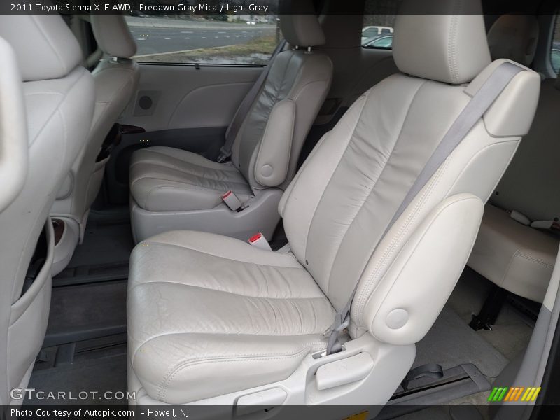 Predawn Gray Mica / Light Gray 2011 Toyota Sienna XLE AWD