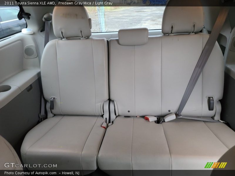 Predawn Gray Mica / Light Gray 2011 Toyota Sienna XLE AWD