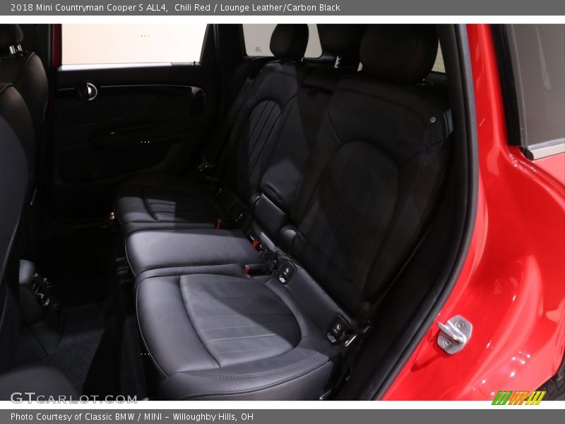 Chili Red / Lounge Leather/Carbon Black 2018 Mini Countryman Cooper S ALL4