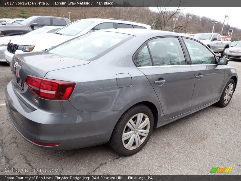 Platinum Gray Metallic / Titan Black 2017 Volkswagen Jetta S