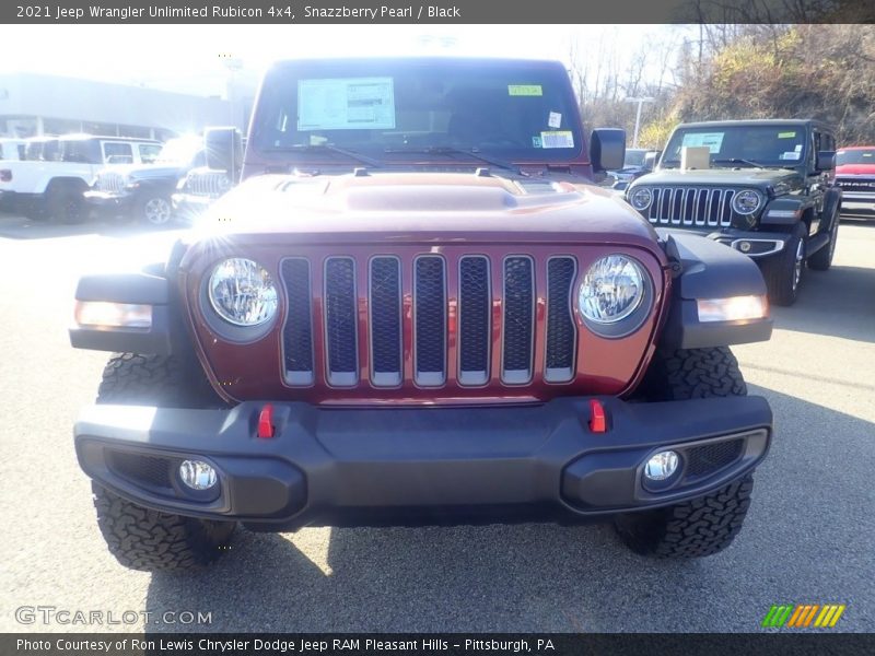 Snazzberry Pearl / Black 2021 Jeep Wrangler Unlimited Rubicon 4x4