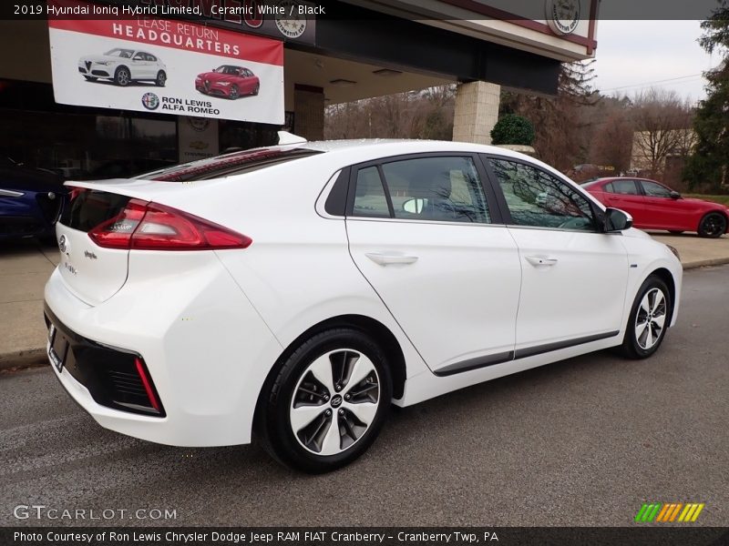 Ceramic White / Black 2019 Hyundai Ioniq Hybrid Limited