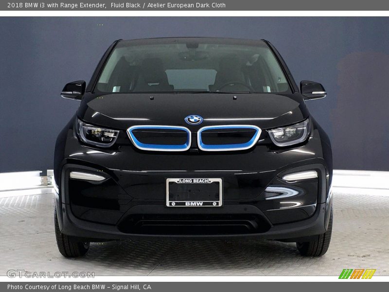 Fluid Black / Atelier European Dark Cloth 2018 BMW i3 with Range Extender