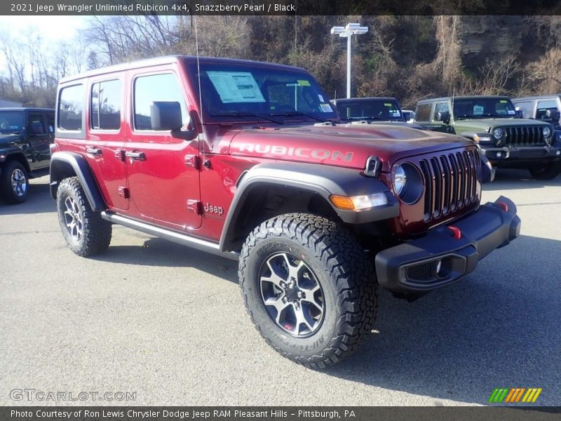 Snazzberry Pearl / Black 2021 Jeep Wrangler Unlimited Rubicon 4x4