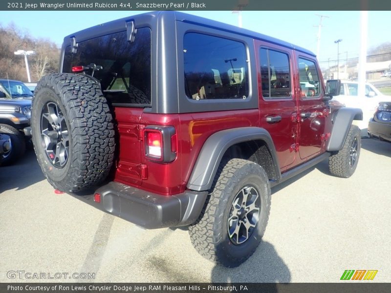 Snazzberry Pearl / Black 2021 Jeep Wrangler Unlimited Rubicon 4x4