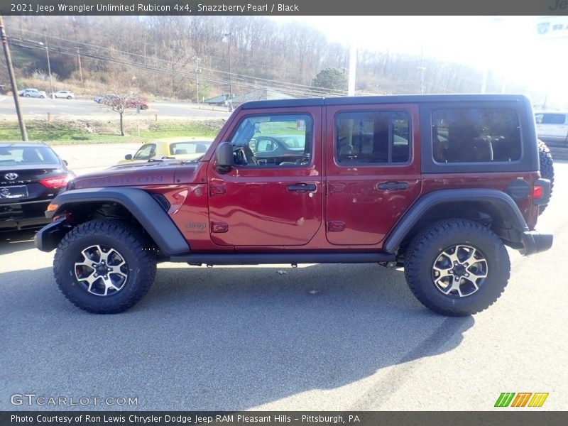 Snazzberry Pearl / Black 2021 Jeep Wrangler Unlimited Rubicon 4x4