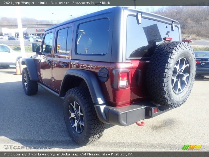 Snazzberry Pearl / Black 2021 Jeep Wrangler Unlimited Rubicon 4x4