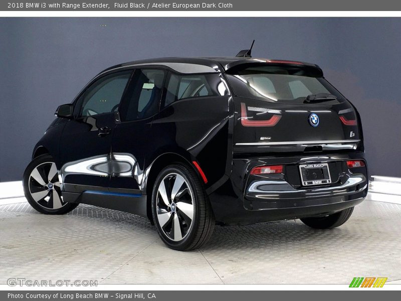Fluid Black / Atelier European Dark Cloth 2018 BMW i3 with Range Extender