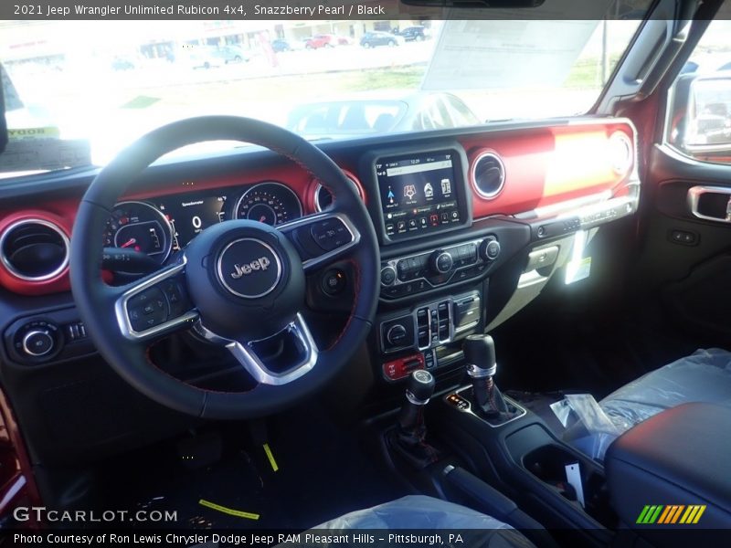 Snazzberry Pearl / Black 2021 Jeep Wrangler Unlimited Rubicon 4x4