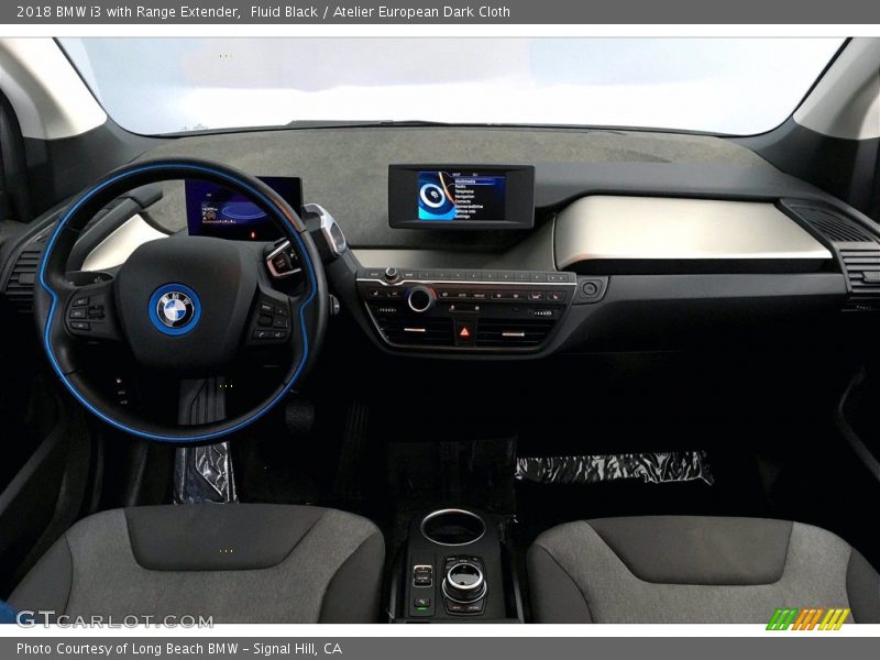 Fluid Black / Atelier European Dark Cloth 2018 BMW i3 with Range Extender