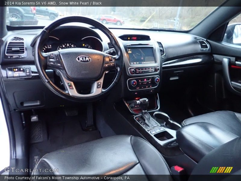 Snow White Pearl / Black 2014 Kia Sorento SX V6 AWD