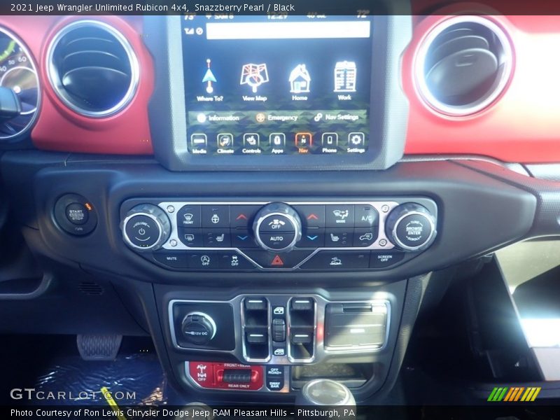 Snazzberry Pearl / Black 2021 Jeep Wrangler Unlimited Rubicon 4x4