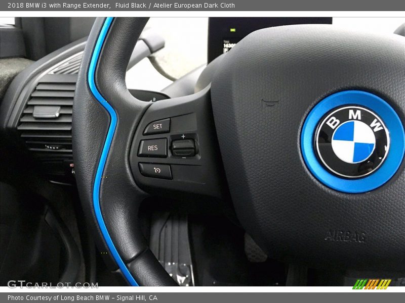 Fluid Black / Atelier European Dark Cloth 2018 BMW i3 with Range Extender