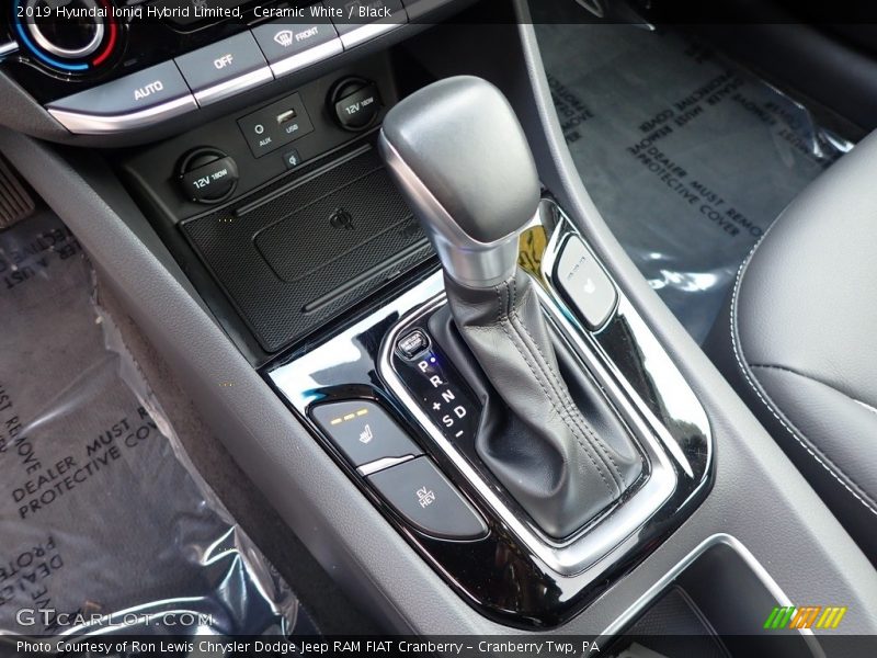  2019 Ioniq Hybrid Limited 6 Speed Automatic Shifter