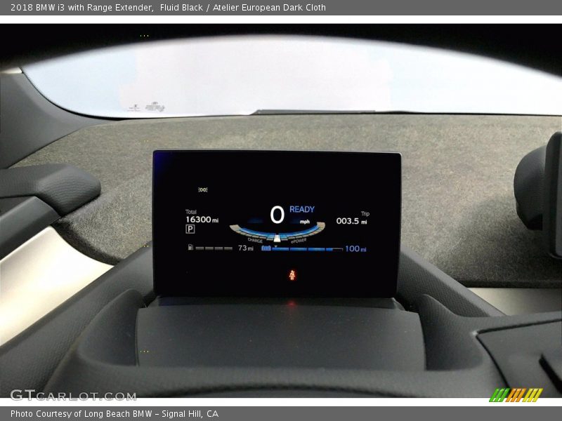 Fluid Black / Atelier European Dark Cloth 2018 BMW i3 with Range Extender