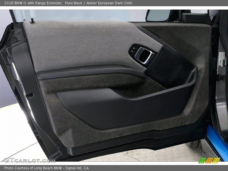 Fluid Black / Atelier European Dark Cloth 2018 BMW i3 with Range Extender
